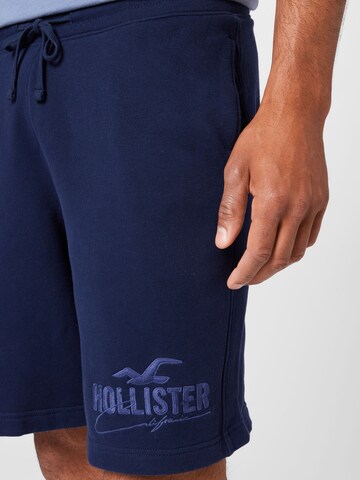 HOLLISTER Normální Kalhoty – modrá