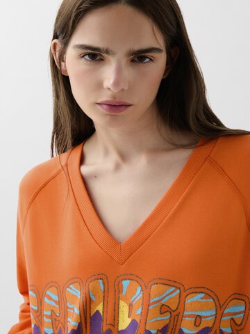 Sweat-shirt Scalpers en orange