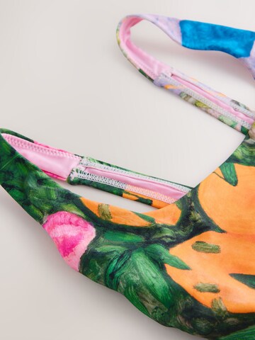 Next Bralette Swimsuit 'Benjamin MacGregor Artist Collaboration Tummy Control Scoop' in Mixed colours