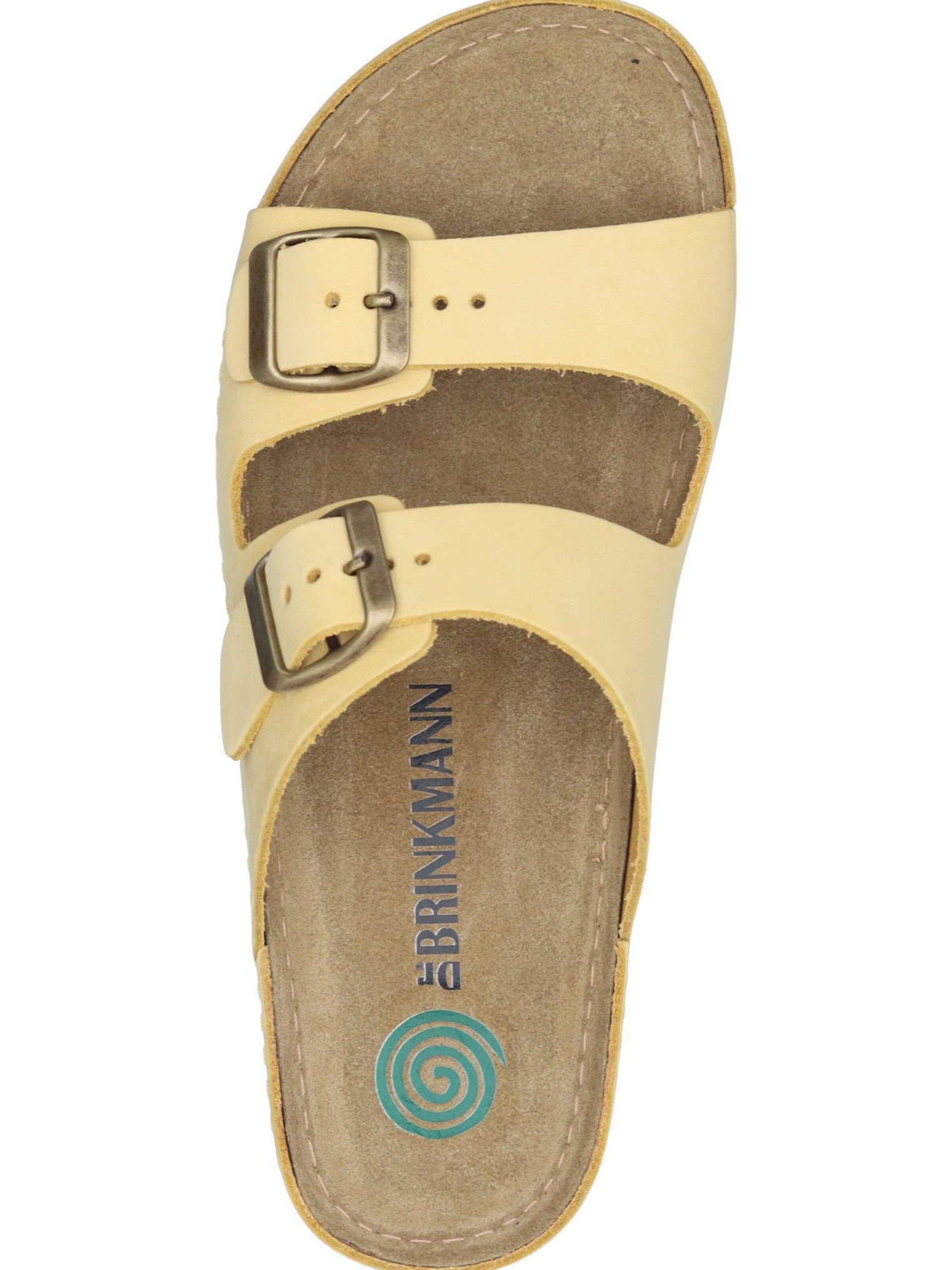 DR. BRINKMANN Mules 'BONILLO' in Yellow