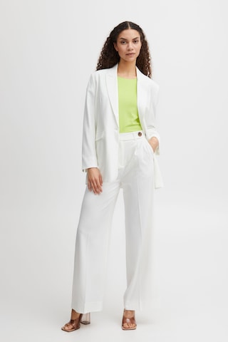b.young Wide leg Pants 'Bydanta' in White
