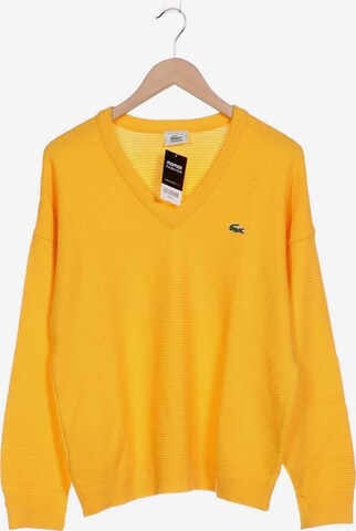 LACOSTE Sweater & Cardigan in M in Yellow: front