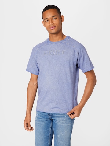 SikSilk Koszulka w kolorze niebieski: przód