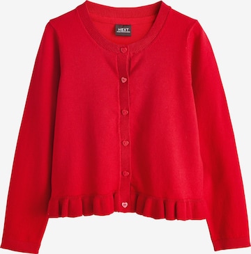 Next Knit Cardigan in Red: front