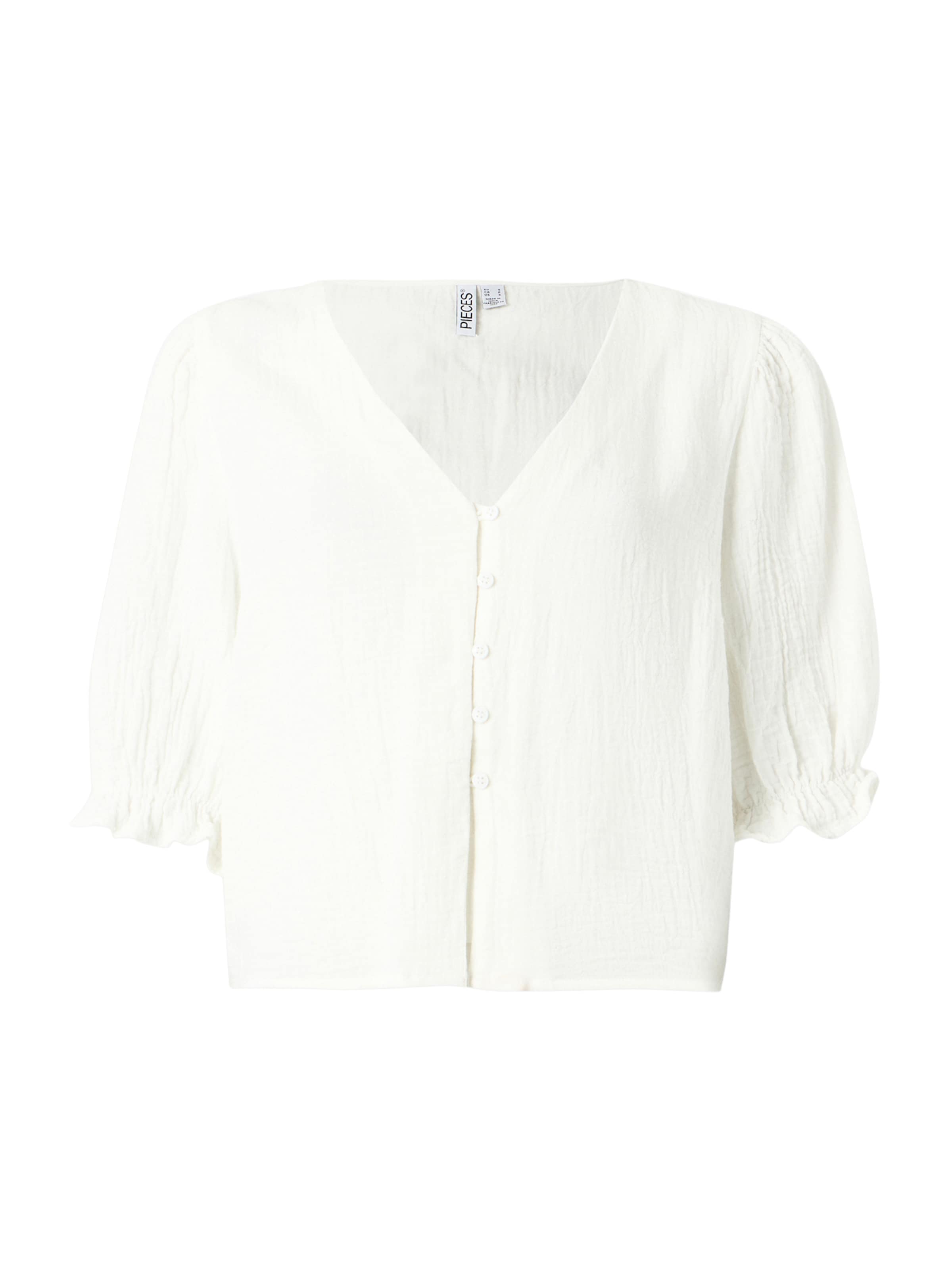 fehér PIECES Blúz 'PCSIKKA', Termék nézet