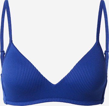 SLOGGI - Triangular Top de biquíni em azul: frente