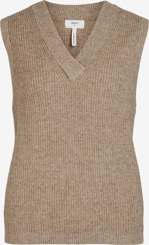 OBJECT Petite Pullover 'MALENA' in Braun: predná strana