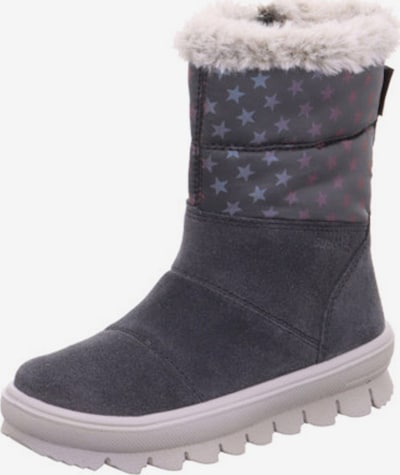 SUPERFIT Snow Boots 'Flavia' in Dusty blue / Dark grey / Lavender / Red violet, Item view