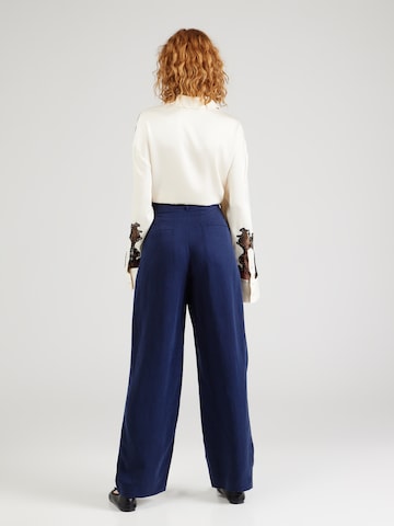 Wide Leg Pantalon à pince ESPRIT en bleu