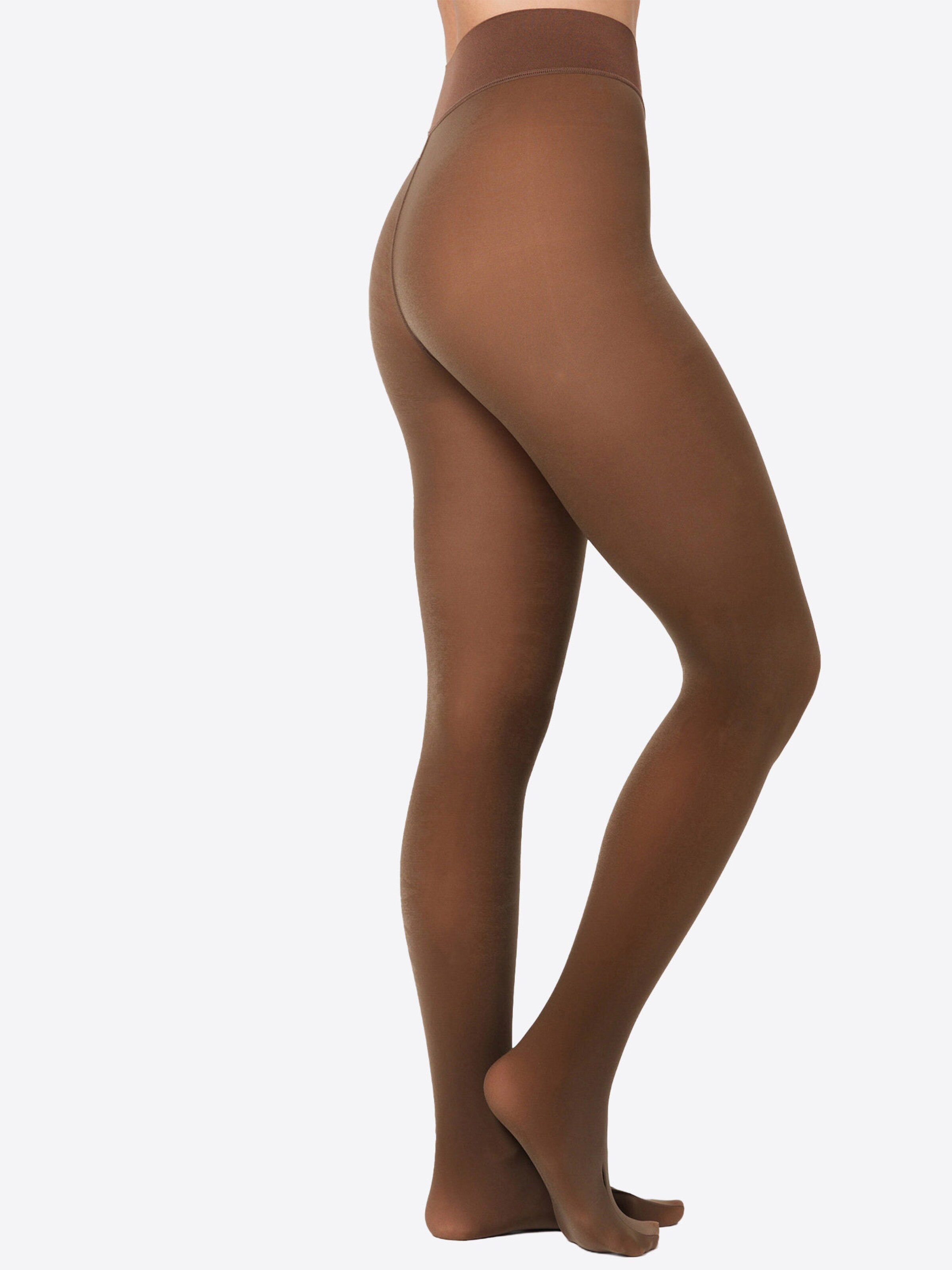 Nur Die Feinstrumpfhose ' Warm & Transparent robust 80 DEN ' in Braun