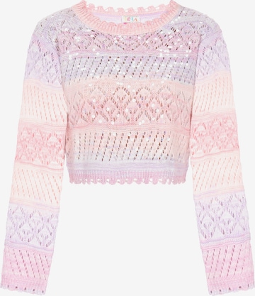 Pulover 'Fashion Look' de la IZIA pe mov: față