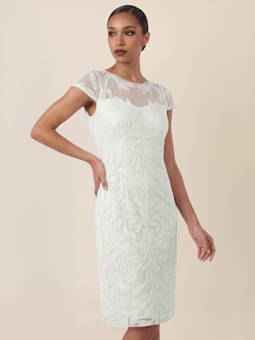 APART Cocktail Dress in White: front
