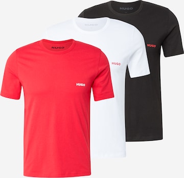 HUGO Tričko – červená: přední strana