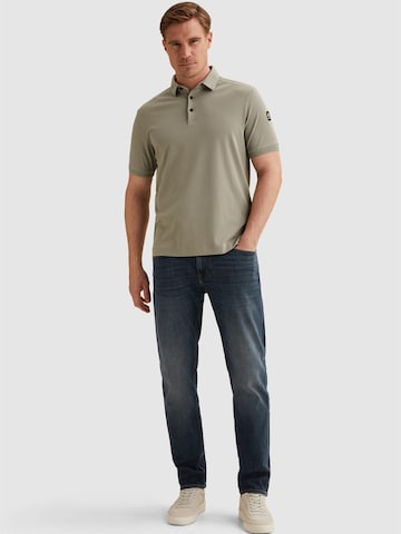 VANGUARD Koszulka 'Polo shirt in interlock jersey with texture' w kolorze zielony