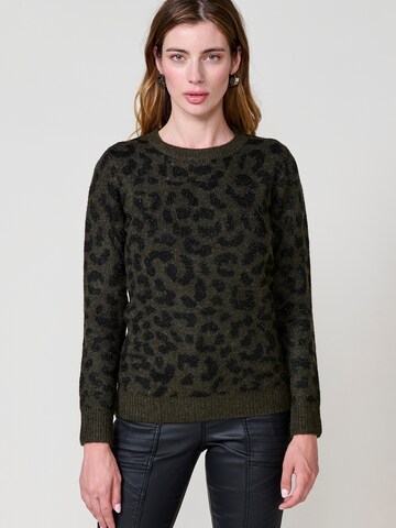 KOROSHI Sveter - Zelená: predná strana