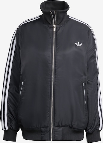 ADIDAS ORIGINALS Välikausitakki 'Firebird' värissä musta: etupuoli