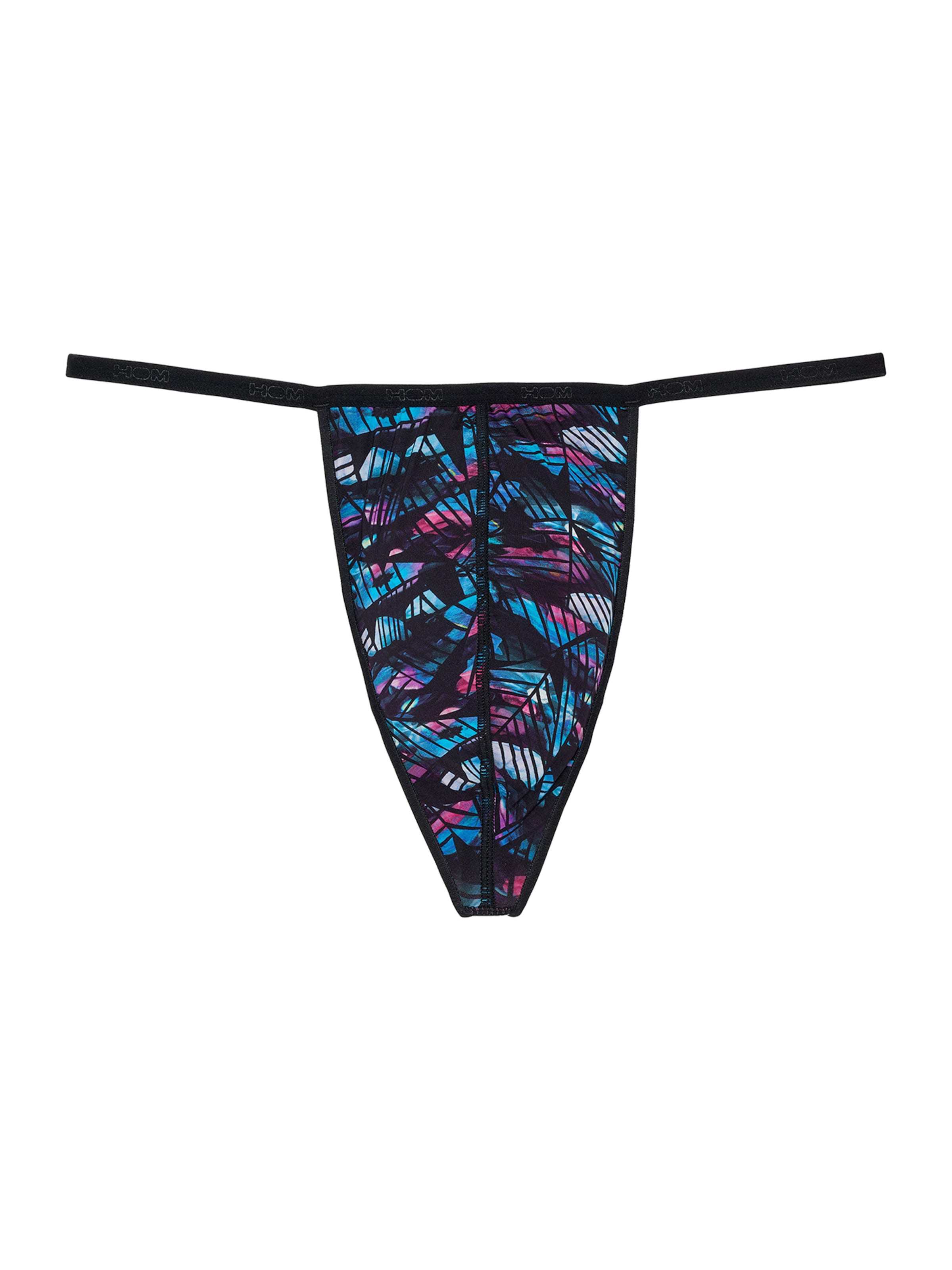 Slip 'Rock Black' di HOM in nero: frontale