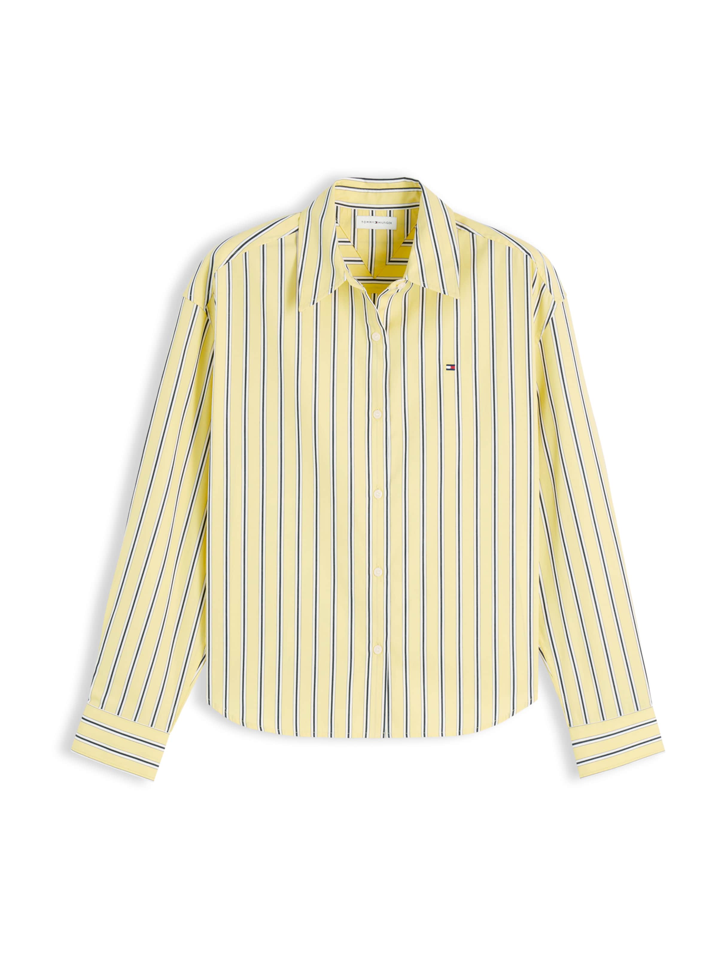 Bluză TOMMY HILFIGER pe galben / negru / alb, Vizualizare produs