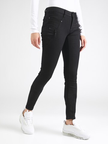 Gang Skinny Jeans '94Nele Biker' in Schwarz: Vorderseite