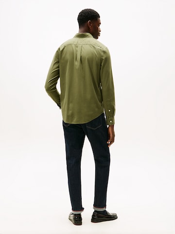 TOMMY HILFIGER Regular Fit Hemd in Grün