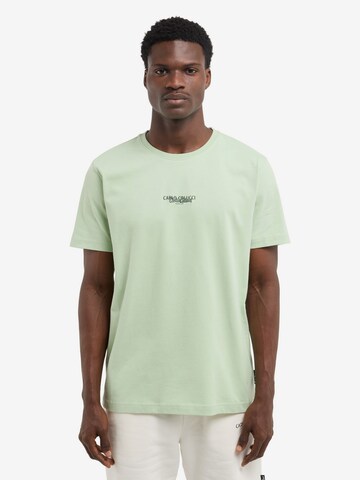 T-Shirt ' De Salvador ' Carlo Colucci en vert : devant