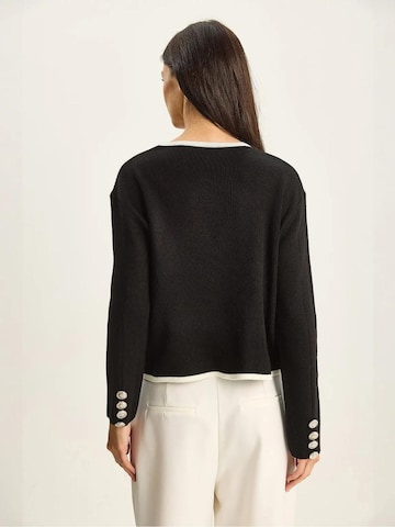 Bianco Lucci Strickjacke in Schwarz