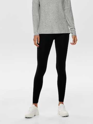 ONLY Skinny Leggings i svart: framsida