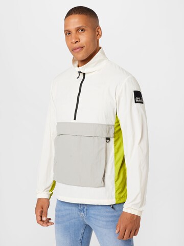 JACK WOLFSKIN Outdoor jacket 'REBEL' in White: front