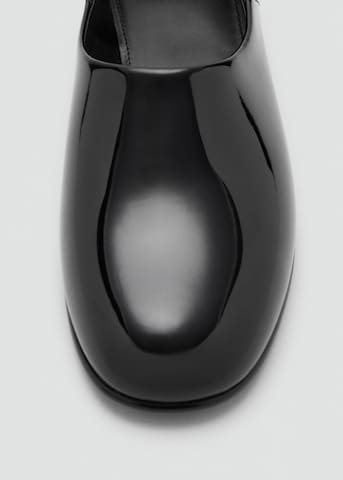 MANGO Slipper 'Baby' in Schwarz