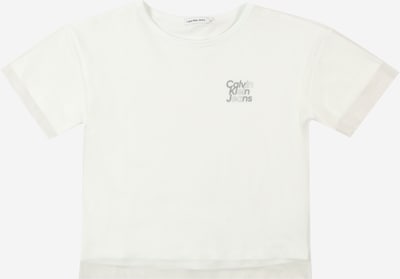 Maglietta Calvin Klein Jeans di colore grigio / grigio scuro / bianco, Visualizzazione prodotti