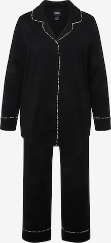 Ulla Popken - Pijama em preto: frente