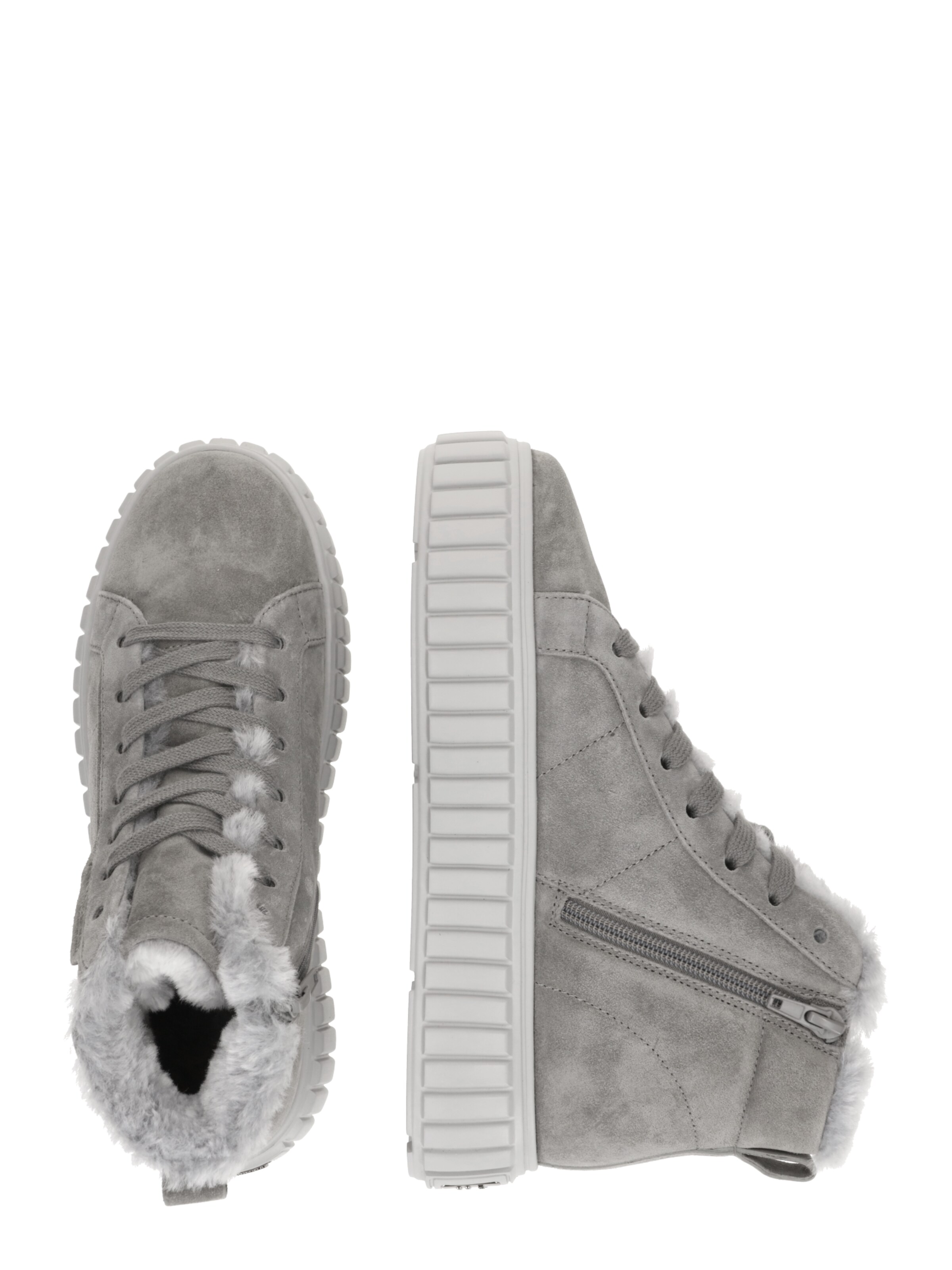 Kennel & Schmenger Šněrovací kozačky 'Zap' – šedá