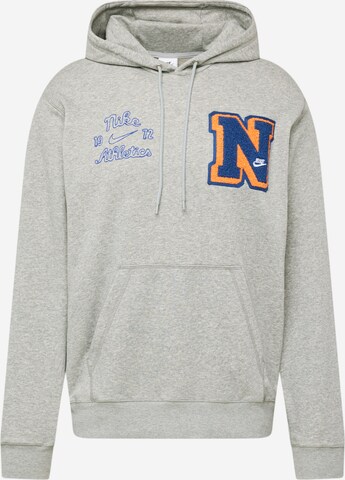 Nike Sportswear Sweatshirt 'CLUB' i grå: framsida