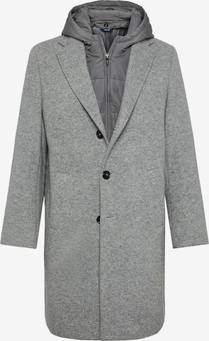 Manteau mi-saison Boggi Milano en gris : devant