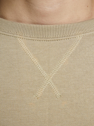 JACK & JONES Sweatshirt 'STAR' i beige