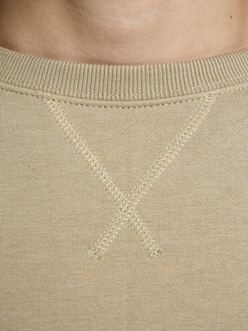 JACK & JONES Sweatshirt 'STAR' in Beige