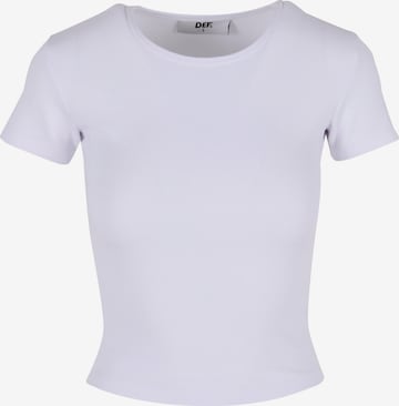 DEF Tričko 'Relax' – bílá: přední strana