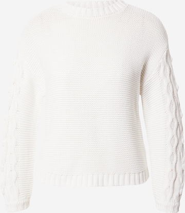 Thought Sweater 'Yuna' in White: front