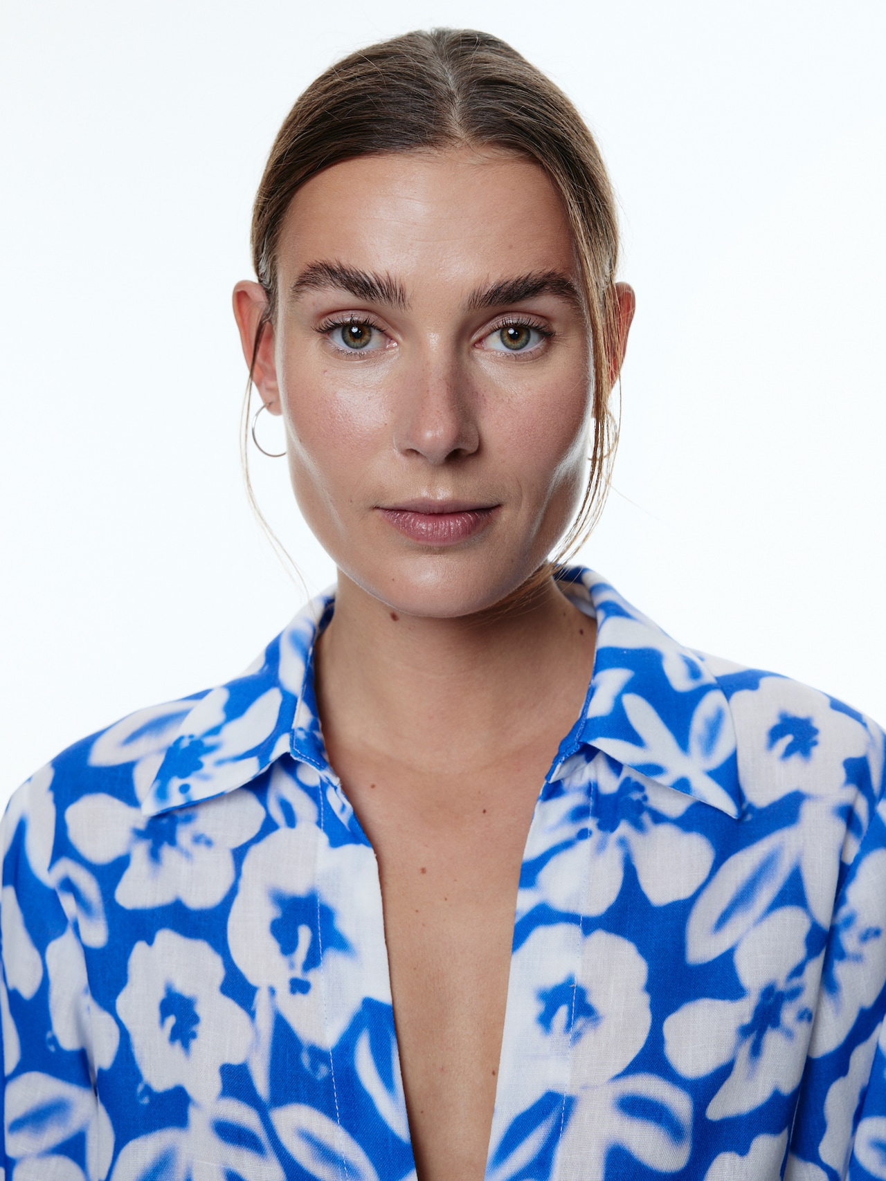 EDITED Produkte Bluse 'Rosina' kobaltblau