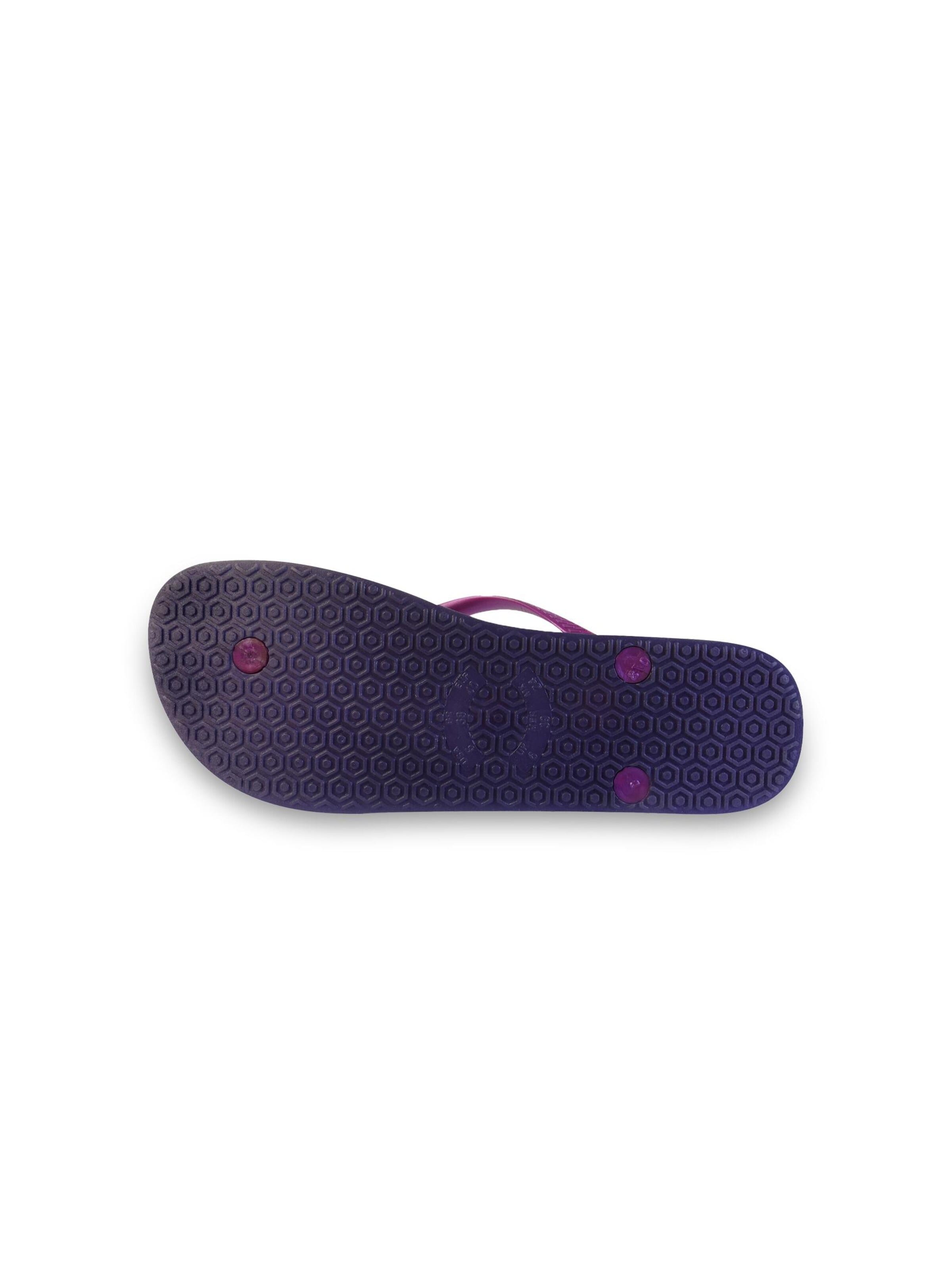 Brasileras T-Bar Sandals 'Cosmic' in Purple