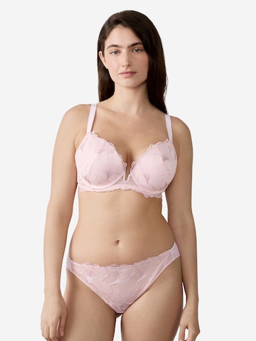 T-shirt Reggiseno 'Gamme' di ETAM in rosa