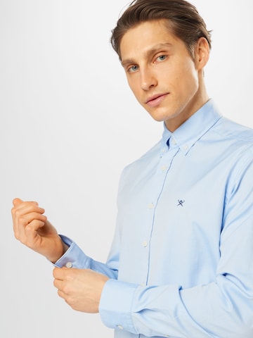 Hackett London Overhemd 'CONTINUITY' in Blauw