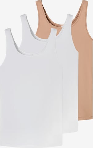 SCHIESSER Onderhemd 'Unique Mirco' in Beige: voorkant