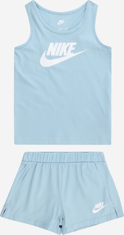 Nike Sportswear Комплект в синьо: отпред