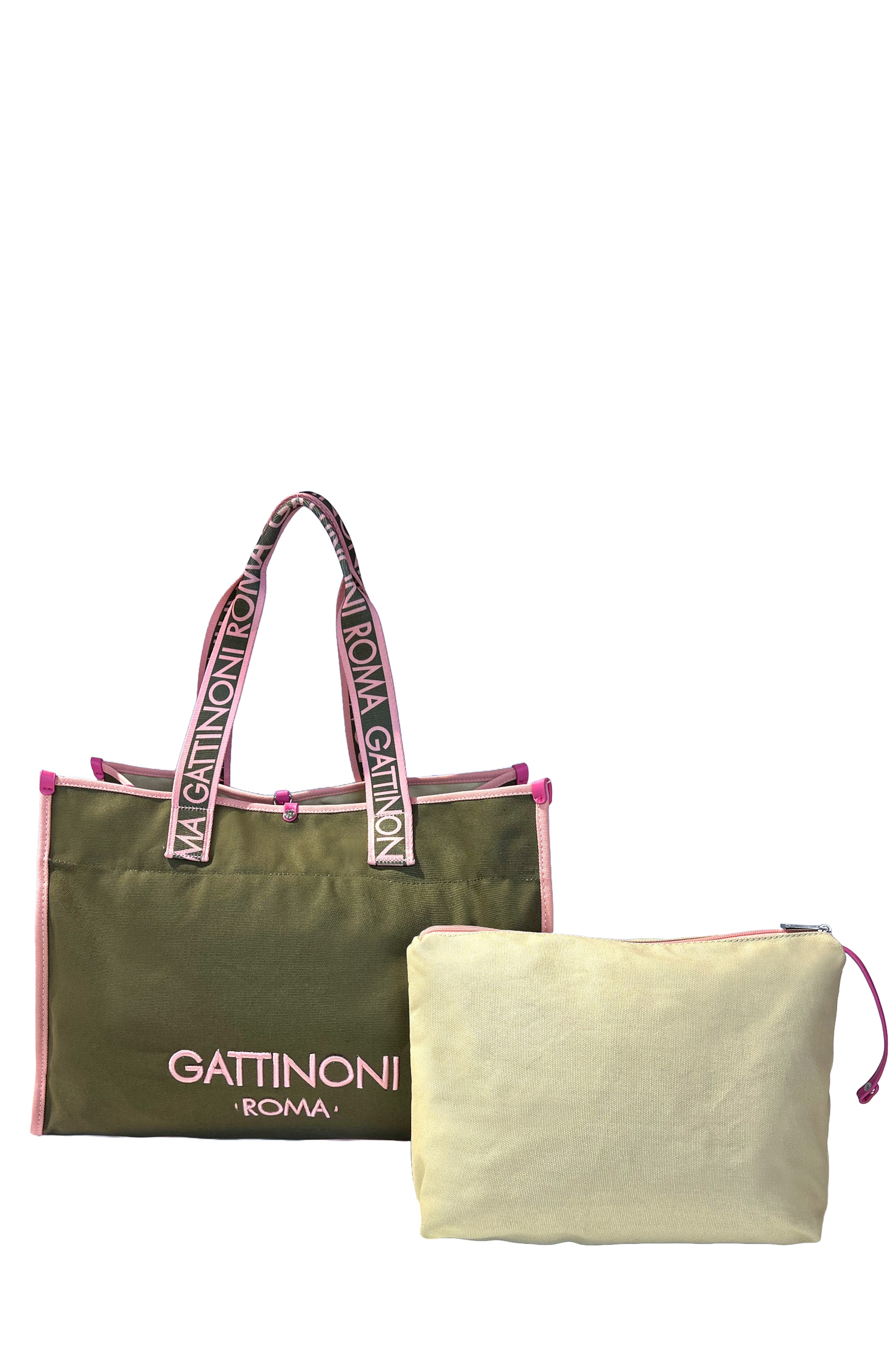 Gattinoni Shopper ' Jane ' in Green: front