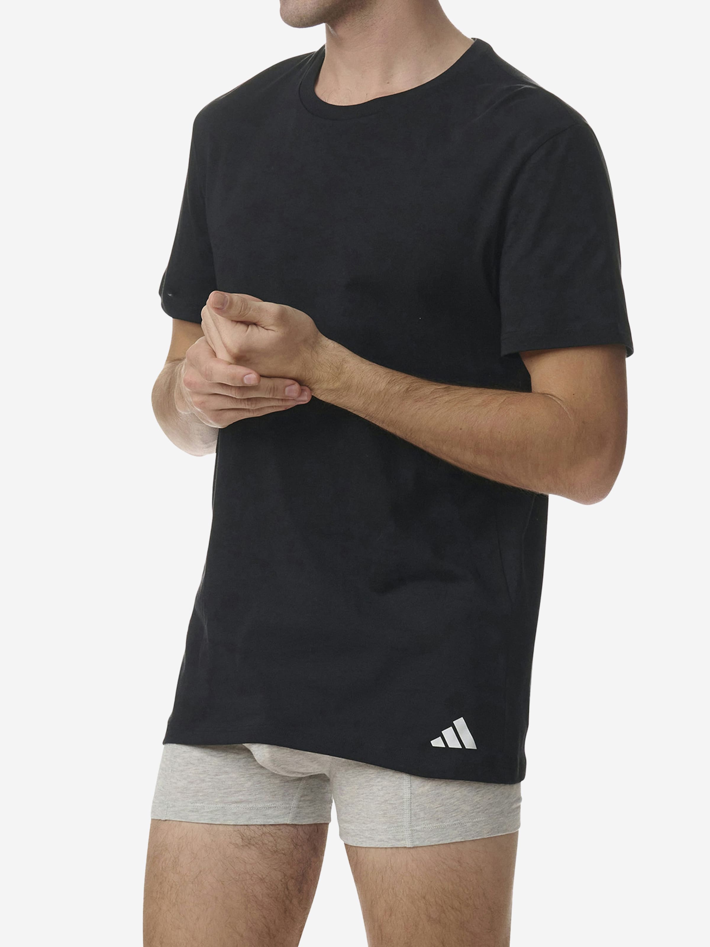 ADIDAS SPORTSWEAR T-Shirt ' Active Core Cotton ' in Schwarz