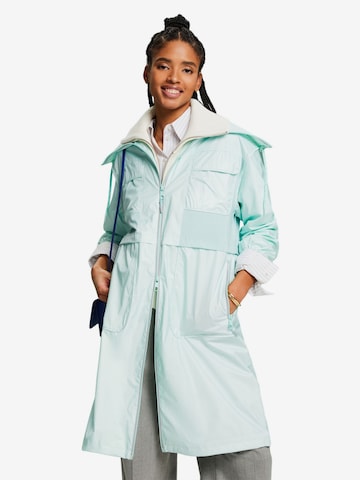 ESPRIT Between-Seasons Coat in Green: front