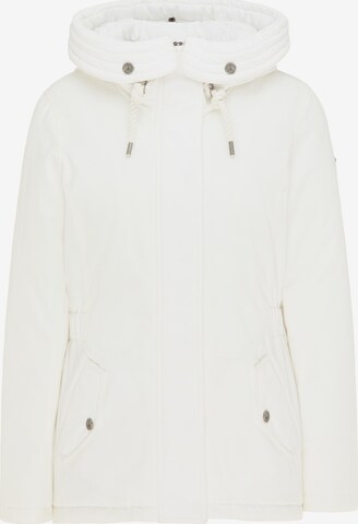 Veste d’hiver DreiMaster Vintage en blanc : devant