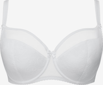 Azal T-Shirt BH 'Anita' in Weiß: Vorderseite