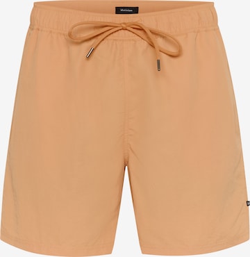 Shorts de bain ' Solid ' Matinique en orange : devant